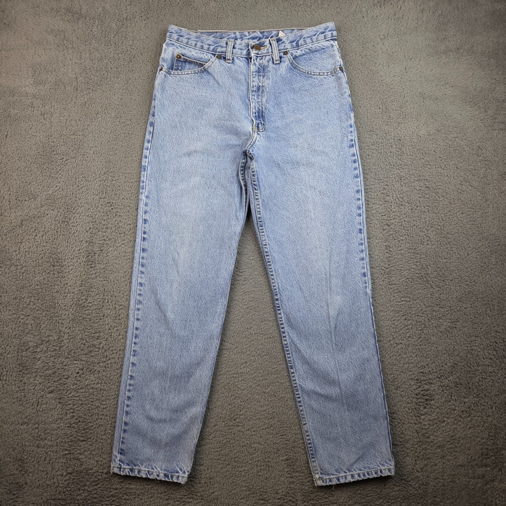 Vintage Budweiser Jeans Tag 32x32 Fit 30x30 Straight Leg 80s USA Made Cotton